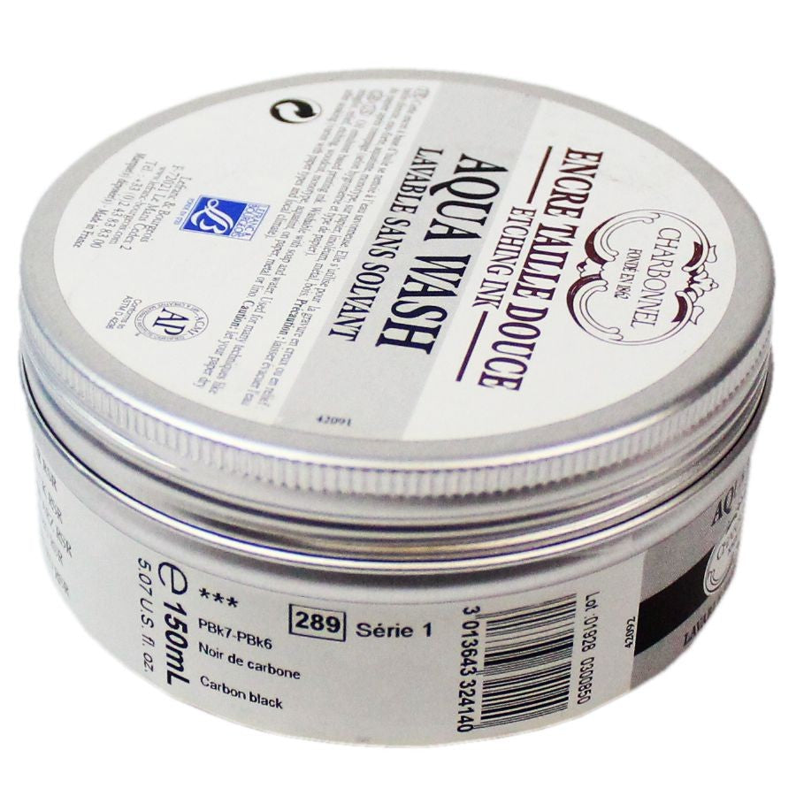 Tinta Para Gravura Aqua Wash Charbonnel 150ml 289 RSR Black